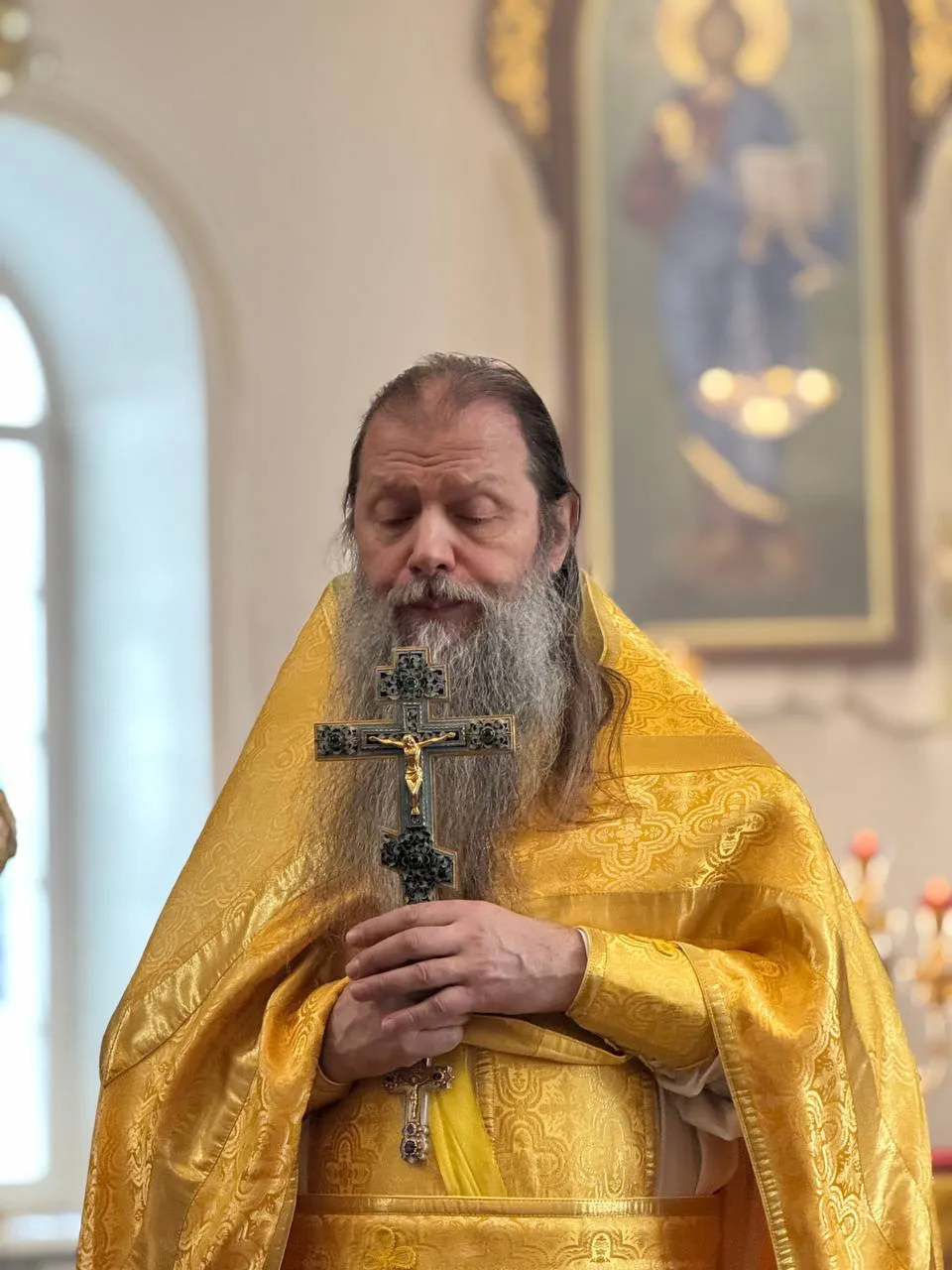 Литургия в храме Казанской Божией Матери