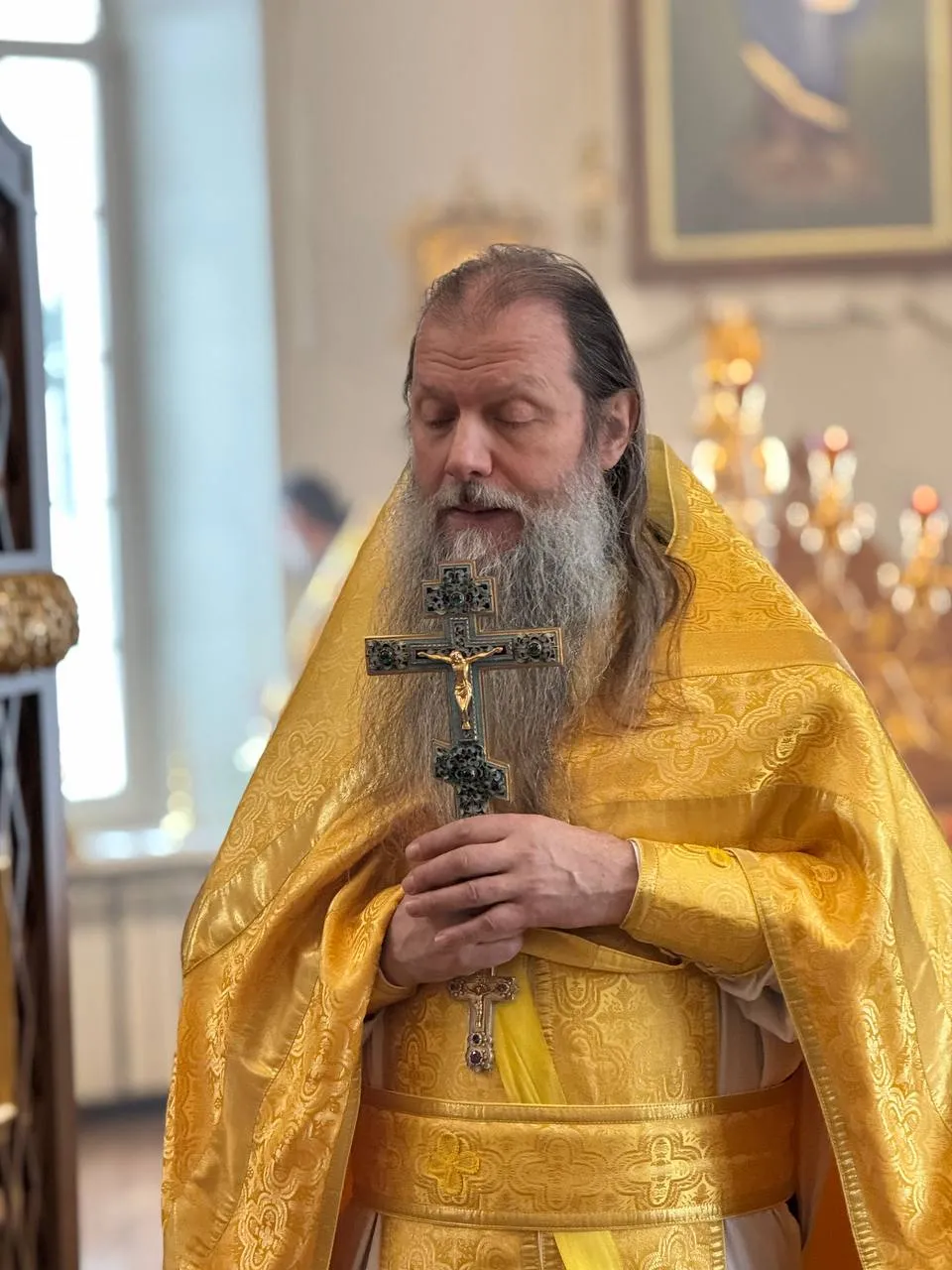 Литургия в храме Казанской Божией Матери